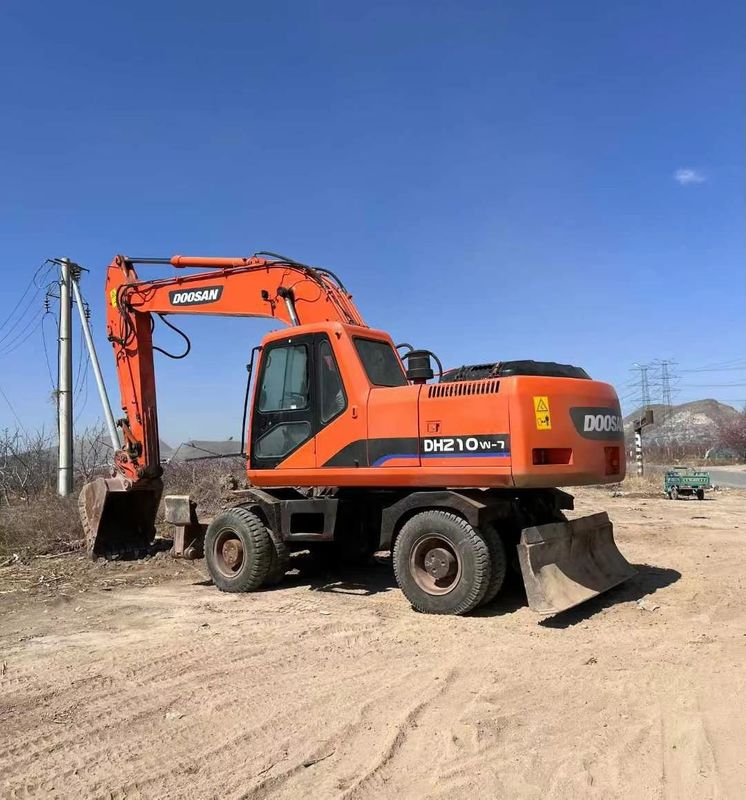 Doosan sử dụng DH210 bánh xe Excavator Động lực thủy lực chất lượng cao máy xây dựng trước sở hữu