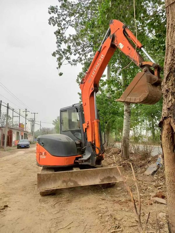 Hitachi ZX75-US Excavator 7.5 Ton Mini Digger Máy xây dựng sẵn sàng làm việc
