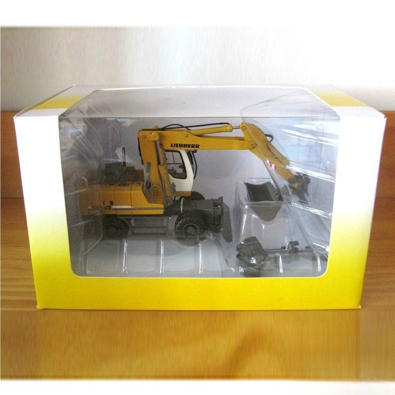 1/50 Liebherr A904C Mô hình thợ đào bánh Die Cast Metal Collectible With Grab Bucket 58004