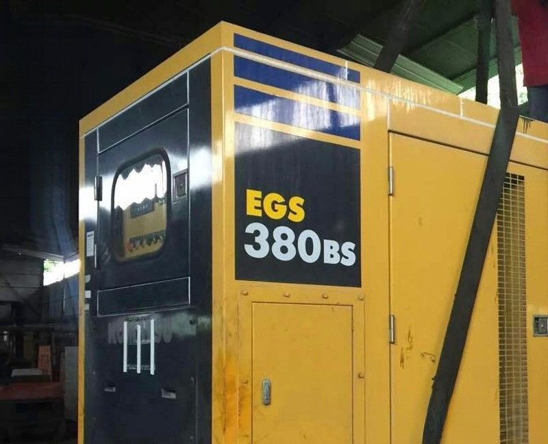 Komatsu EGS380BS 1/50 Bộ máy phát điện hợp kim Mô hình Máy chế tạo đúc chết