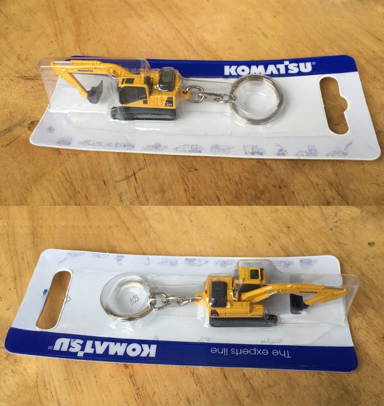 Khóa khóa máy đào chức năng kép Mô hình thu nhỏ Quà tặng 2.8cm Thiết kế thực tế bền