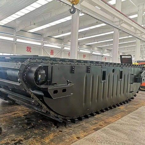 Trung Quốc OEM cao su đường ray khung gầm robot thợ đào lưỡng cư tàu lượn xe dưới bán
