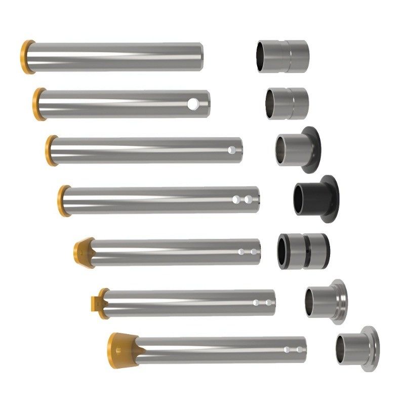 Thiết bị hạng nặng Đường dẫn Pin Bushes 45mm Excavator Loader Hợp kim thép Bucket Pins Pc120 Pc200 Ex200
