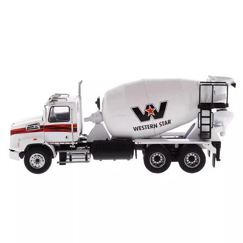 Xe trộn bê tông Western Star DM 1/50 Mô hình xe vận chuyển xi măng đúc khuôn