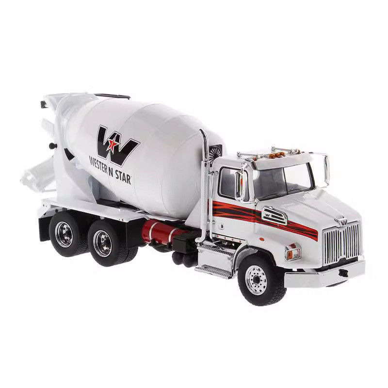 Xe trộn bê tông Western Star DM 1/50 Mô hình xe vận chuyển xi măng đúc khuôn