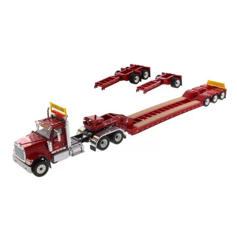 Diecast Masters International Flatbed Truck DM TRAILER Đầu container hợp kim Mô hình 71016 1:50 Scale