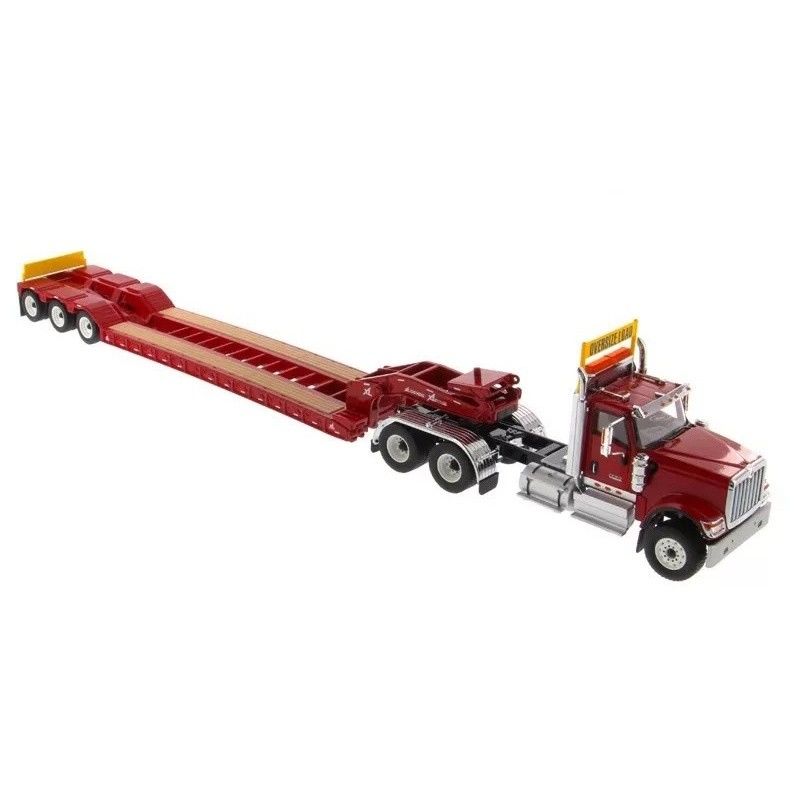 Diecast Masters International Flatbed Truck DM TRAILER Đầu container hợp kim Mô hình 71016 1:50 Scale