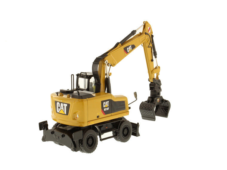 Mô hình máy xúc lốp Diecast Masters DM M318F tỷ lệ 1:50, xe công trình 85508