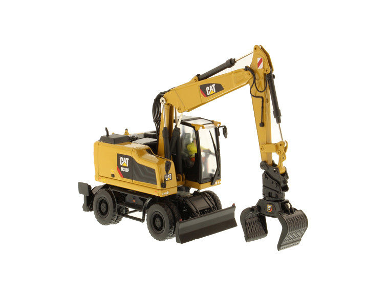 Mô hình máy xúc lốp Diecast Masters DM M318F tỷ lệ 1:50, xe công trình 85508