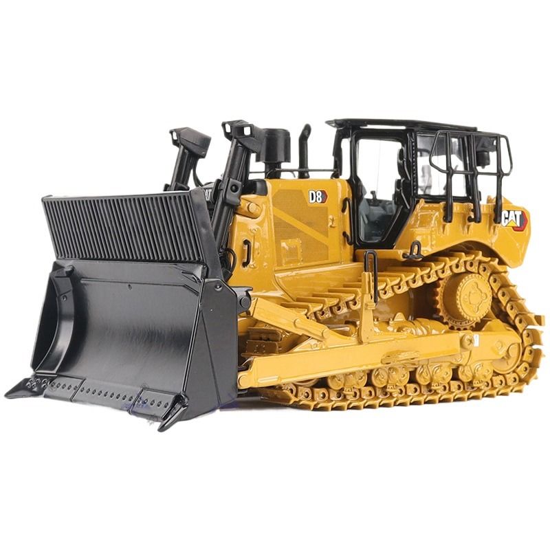 Máy ủi D8 hạng nặng với gầu cạp 1:50 Mô hình hợp kim đúc 85758