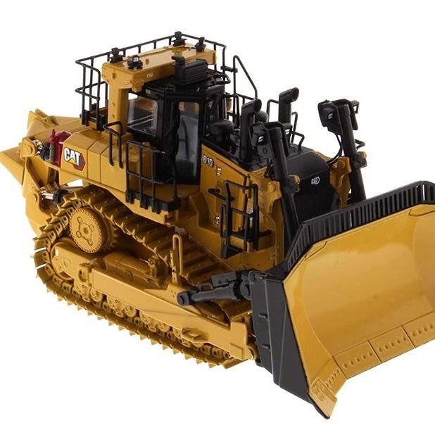 Mô hình xe ủi đất DM 1/50, xe xúc lật hợp kim 85711, đồ chơi đúc khuôn sưu tầm
