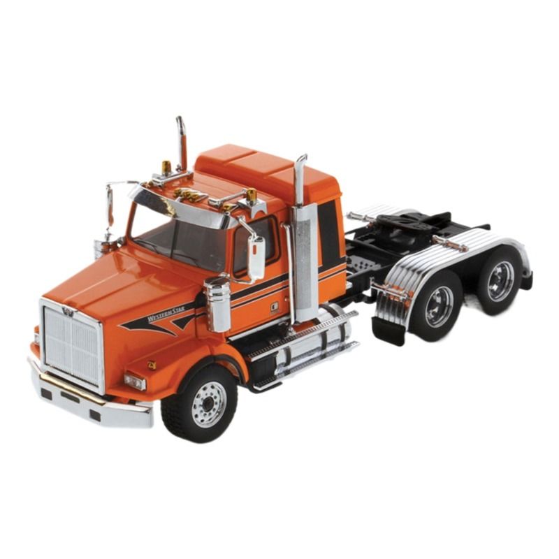 DM Western Star 4900 SB Quốc tế 2 trục xe tải phẳng Mỹ 1/50 Mô hình 71063