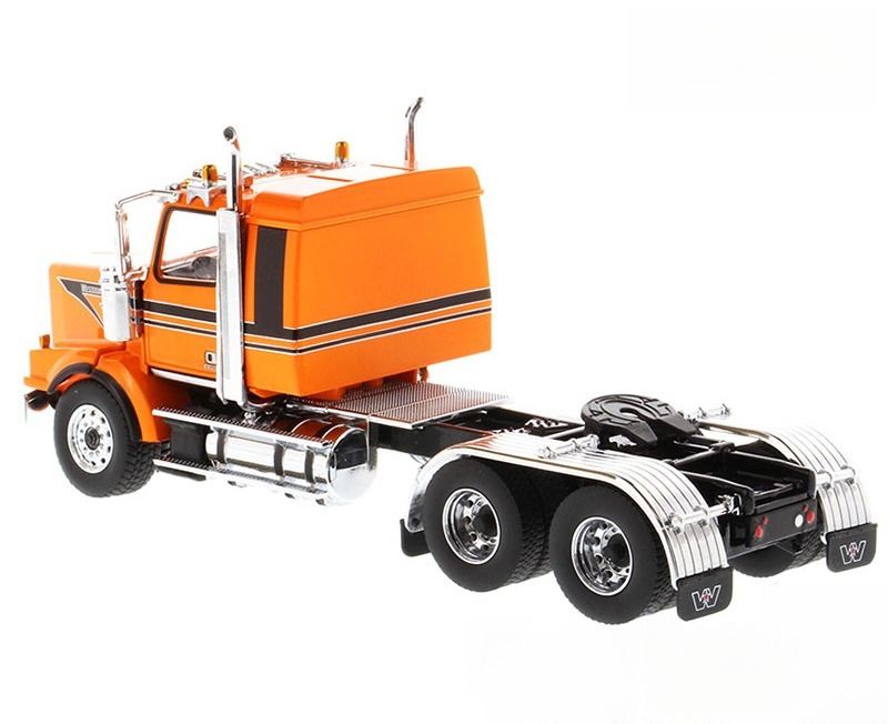 DM Western Star 4900 SB Quốc tế 2 trục xe tải phẳng Mỹ 1/50 Mô hình 71063