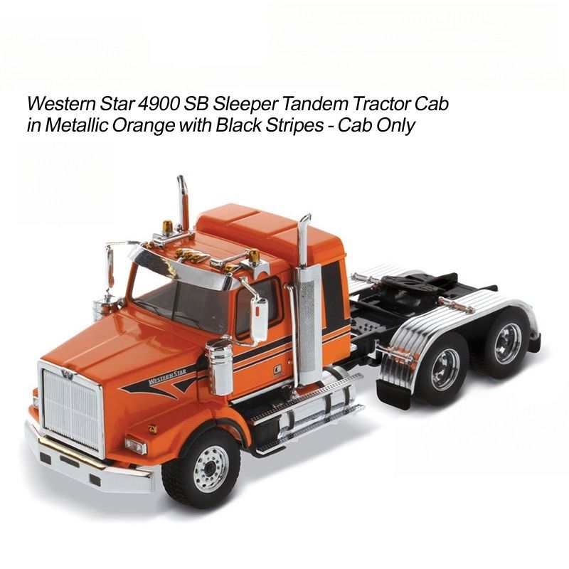 DM Western Star 4900 SB Quốc tế 2 trục xe tải phẳng Mỹ 1/50 Mô hình 71063