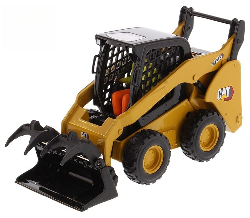 DM 1/32 Scale Compact Track Loader Alloy Skid Steer Model 85678 Xe xây dựng