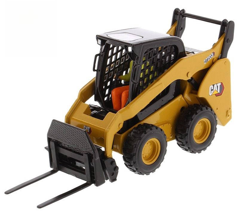 DM 1/32 Scale Compact Track Loader Alloy Skid Steer Model 85678 Xe xây dựng