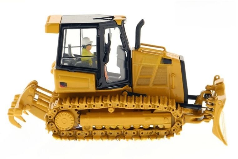 DM Thiết bị hạng nặng D5K2 LGP Xe ủi đất bánh xích hợp kim Mô hình xe 1/50 85281C