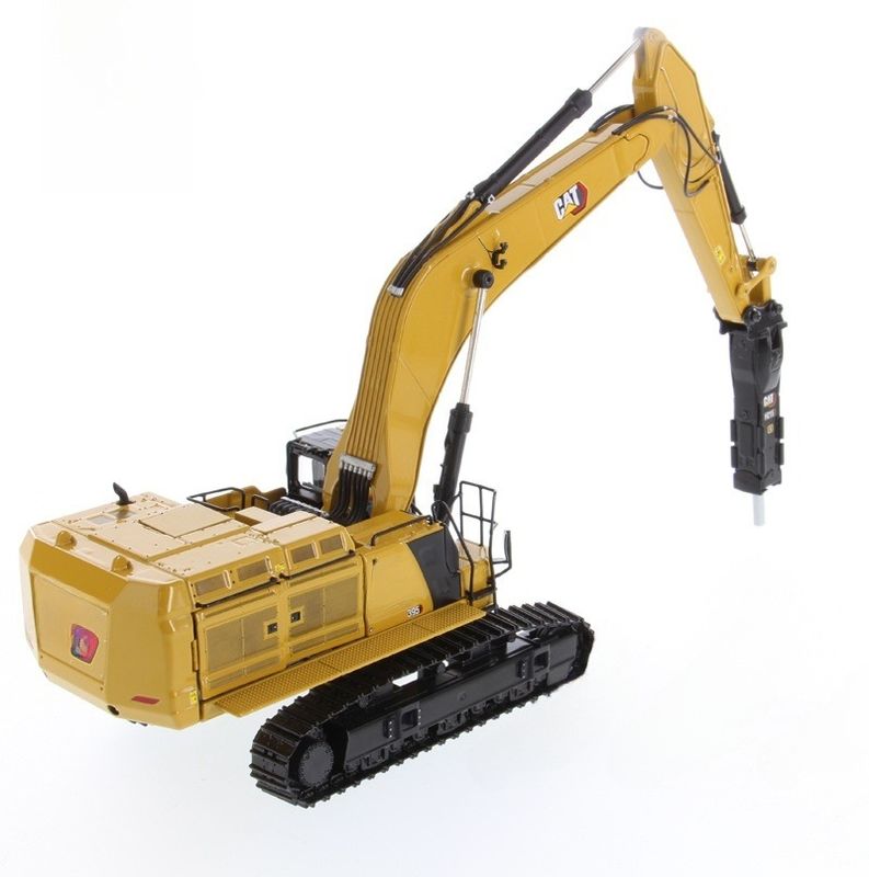 DM 1/50 Scale Heavy Duty Excavator Demolition Hammer Grapple Xây dựng mô hình 85709