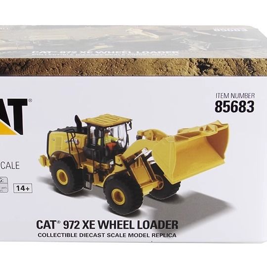 Mô hình xe xúc lật bánh lốp hợp kim thiết bị hạng nặng tỷ lệ 1/50 DM 85683 cho nhà sưu tập