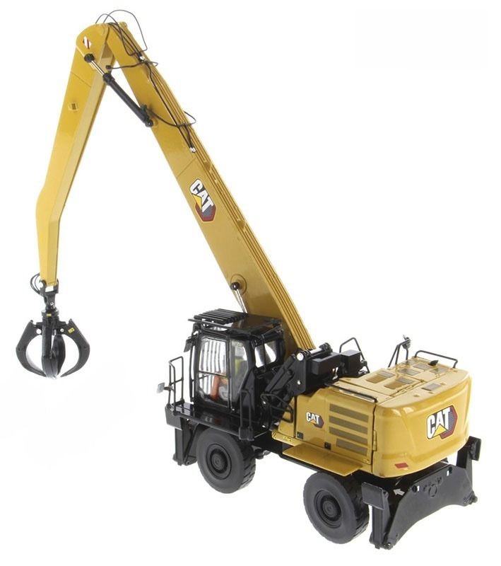 DM MH3040 Máy xử lý vật liệu hợp kim Excavator Thiết kế xe mô hình 1/50 Diecast 85958