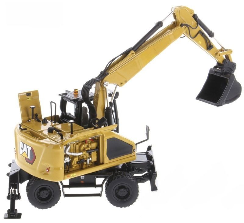 1/50 Scale Diecast Masters M318 Thợ đào bánh xe DM Xây dựng hợp kim Digger Model 85956