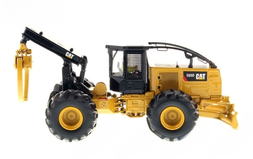 DM 555D Wheel Skidder 1:50 Scale Diecast Logging Machine Model 85932 Đồ chơi sưu tập