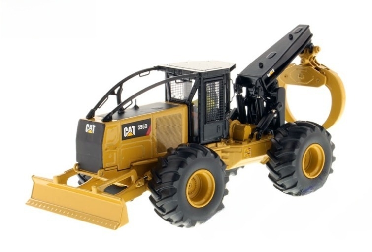 DM 555D Wheel Skidder 1:50 Scale Diecast Logging Machine Model 85932 Đồ chơi sưu tập
