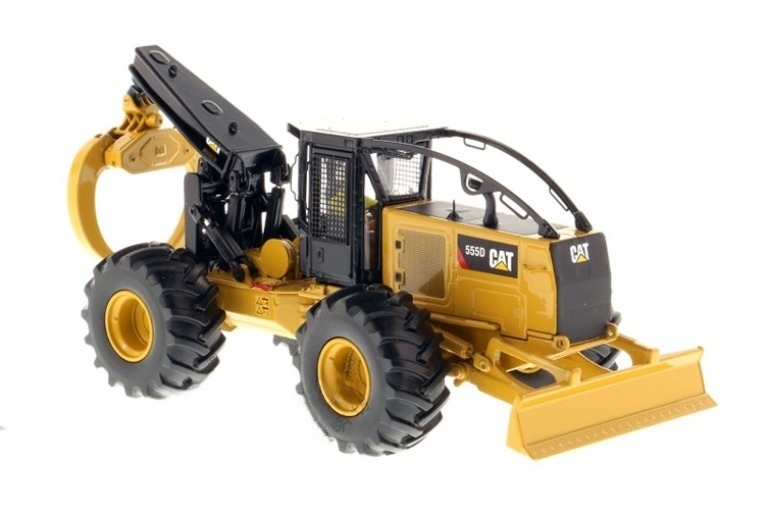 DM 555D Wheel Skidder 1:50 Scale Diecast Logging Machine Model 85932 Đồ chơi sưu tập