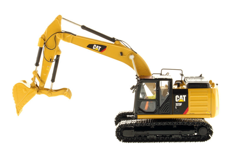 Động cơ kỹ thuật DM 1:50 Scale CAT 323F L Diecast Excavator Model 85924C Toy Gift