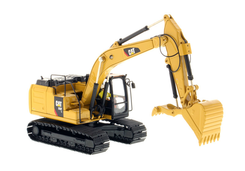 Động cơ kỹ thuật DM 1:50 Scale CAT 323F L Diecast Excavator Model 85924C Toy Gift