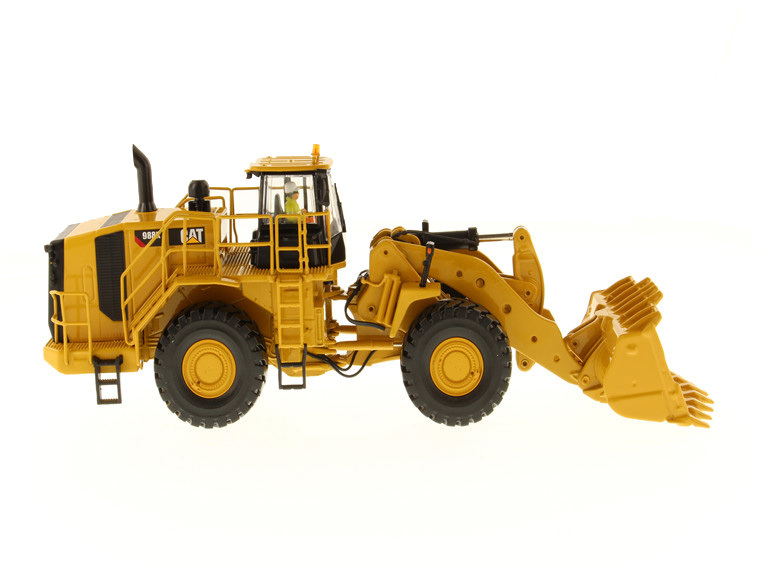 Mô hình kỹ thuật đúc khuôn CAT 988K Wheel Loader tỷ lệ 1:50 của Diecast Masters 85901 Đồ chơi