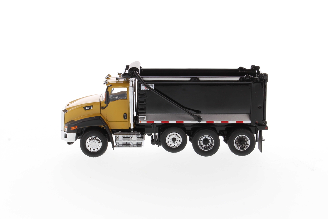 DM 1:50 Xe ben tự động CT660 Day Cab màu vàng hợp kim mô hình 85668