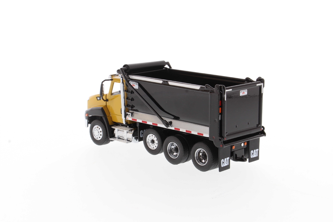 DM 1:50 Xe ben tự động CT660 Day Cab màu vàng hợp kim mô hình 85668