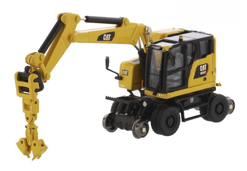 DM M323F Máy đào bánh xe thủy lực Thiết kế kỹ thuật 85656 1:87 với 2 công cụ