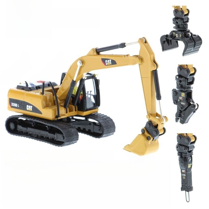DM85652 Cat 320D L Ứng dụng máy đào thủy lực Mô hình 1:87 Scale Diecast Toy