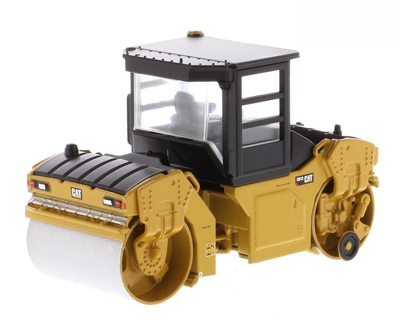 1:64 DM CB-13 Vibratory Roller Diecast Model 85631 Đồ chơi xe tải kỹ thuật thu nhỏ