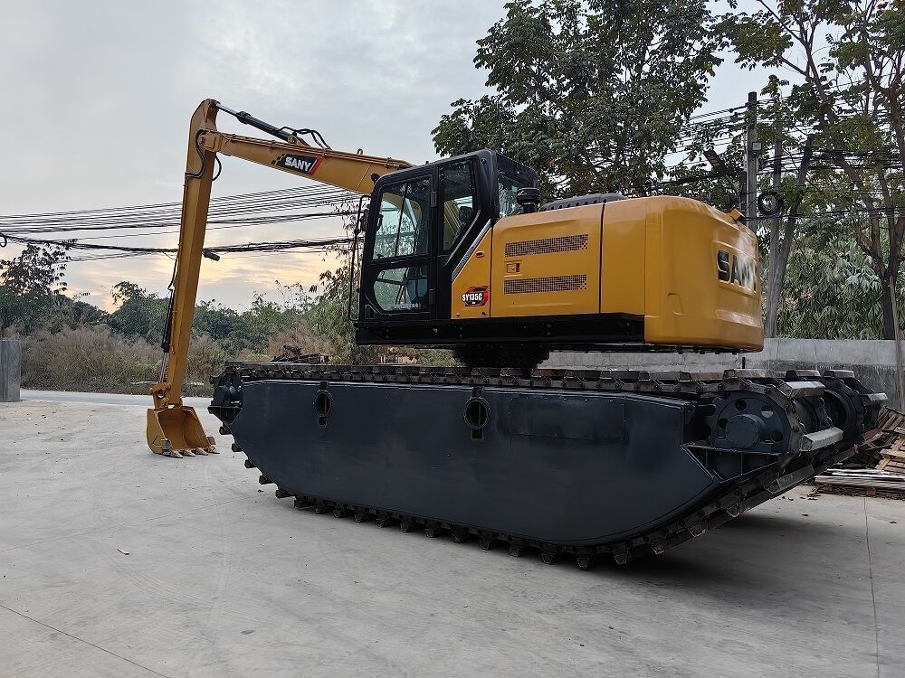 Nhà cung cấp nền tảng nổi, khung gầm pontoon cho máy xúc lội nước, xe xích đầm lầy, nền tảng nổi cho máy xúc