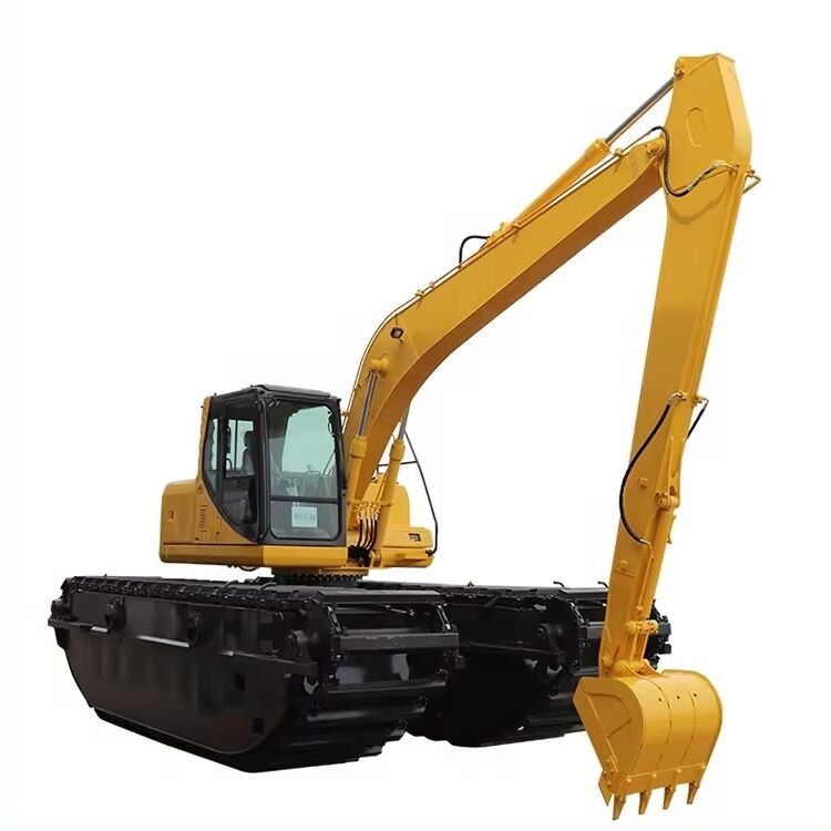 Chế độ vận chuyển tàu nổi tùy chỉnh cho máy đào lưỡng cư Đảo ẩm ướt Nhà cung cấp chuyển đổi đất ngập nước