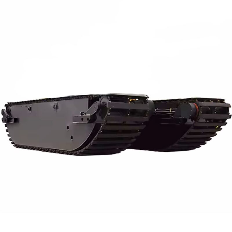 Ưu tiên xây dựng thợ đào lưỡng cư Pontoon nổi cho sông hồ đầm lầy Dredging Buggy Undercarriage Nhà cung cấp