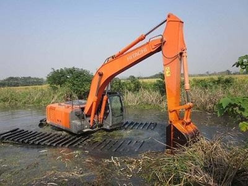 Ưu tiên xây dựng thợ đào lưỡng cư Pontoon nổi cho sông hồ đầm lầy Dredging Buggy Undercarriage Nhà cung cấp