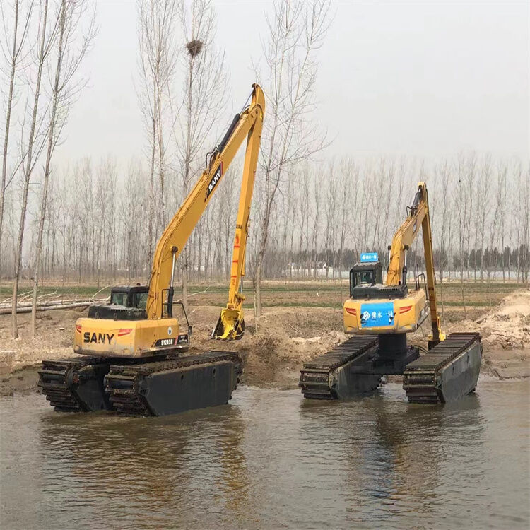 Máy đào có thể tùy biến Pontoon Undercarriage Water Float Swamp Float cho hoạt động ổn định Nhà cung cấp bảo trì dễ dàng