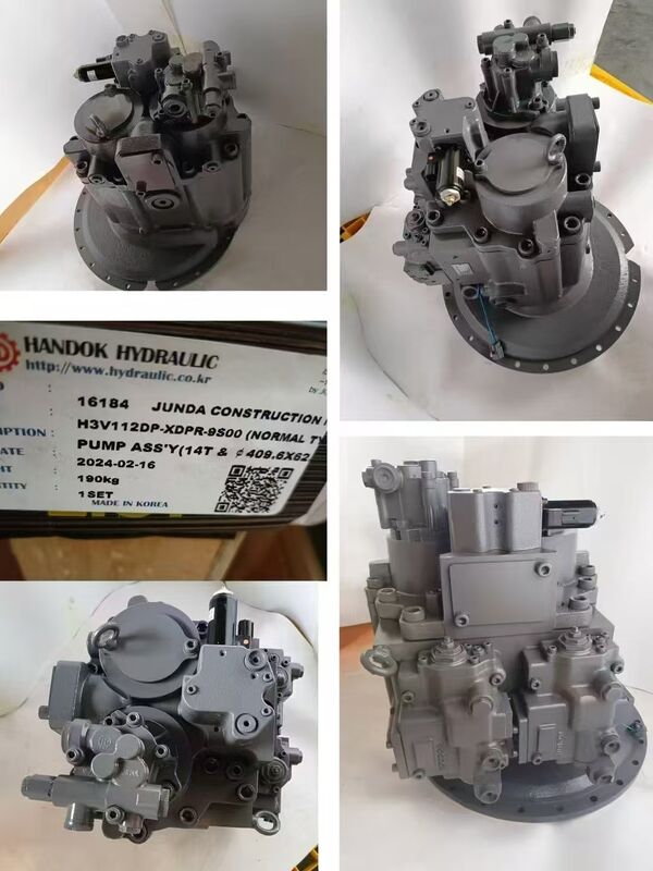 Korean original Excavator Spare Parts Hydraulic Pump H3V112DP-XDPR-9S00 For Hyundai R220-7 R220-9 Excavator Main Pump
